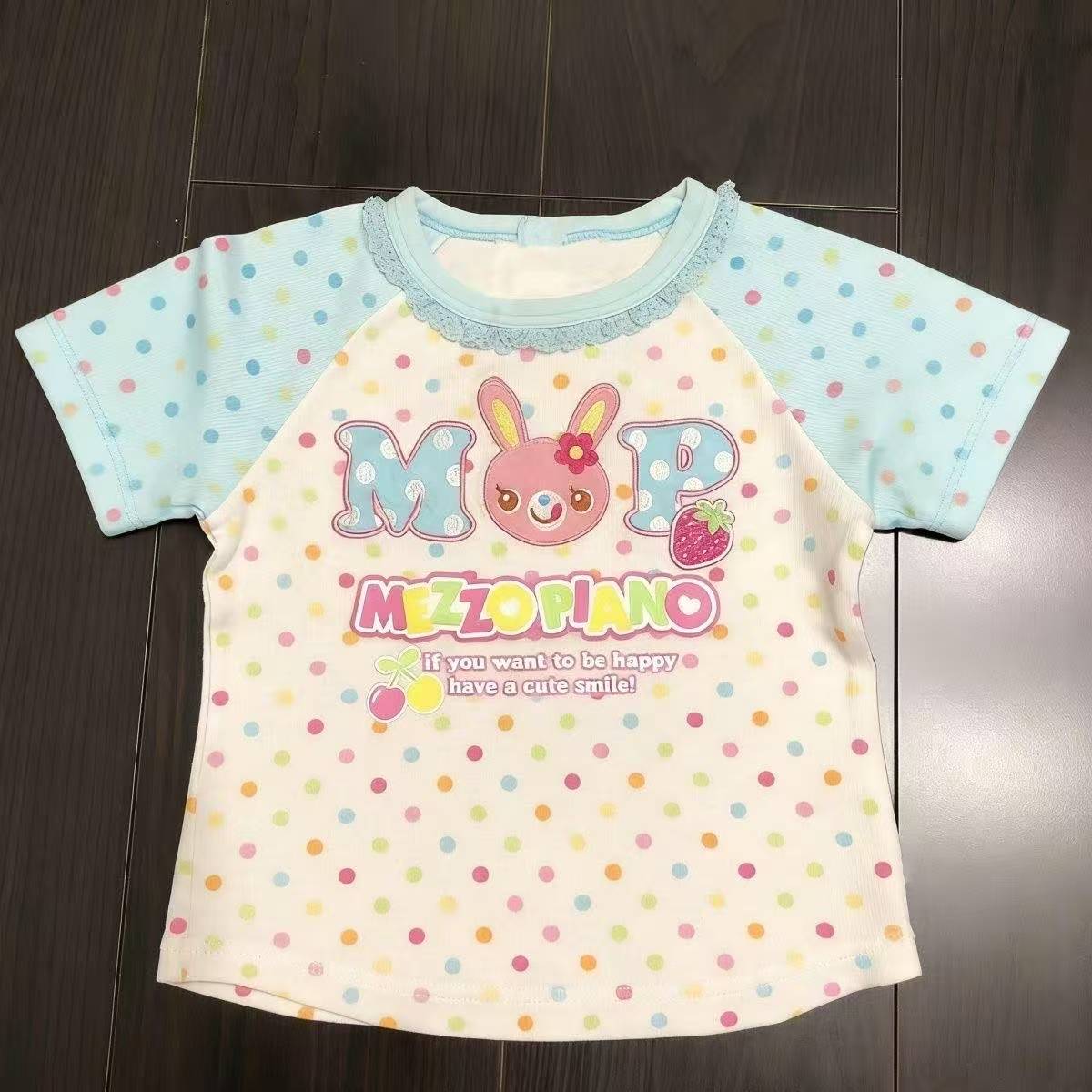 Vintage Kawaii Cute Short Slee - Street Fashion Y2K ulasan dan harga